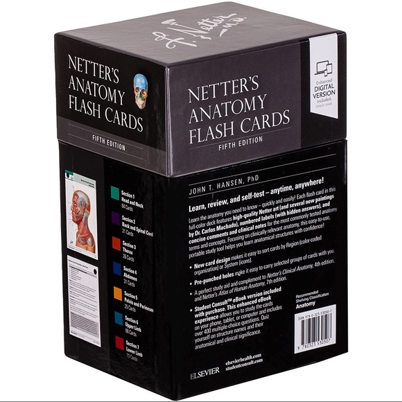 Other | 5th Edition Netters Anatomy Flash Cards | Poshmark